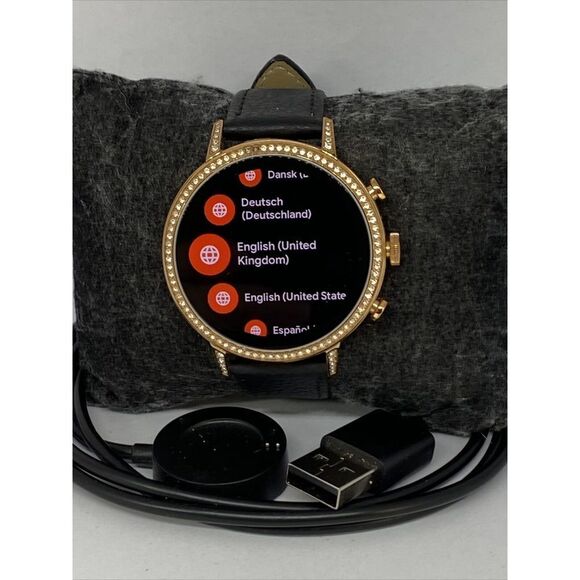 Fossil Gen 4 Authentic Digital Dial Smart Watch Custom Band FTW6011 CR151 - Picture 1 of 12